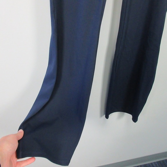 Halara Wide Leg High Rise Flare Yoga Pants Women XS Blue Stretch Training 270 - Picture 5 of 12